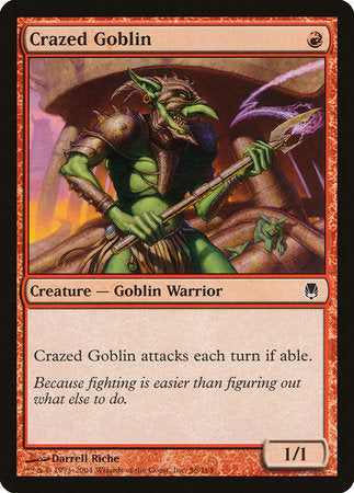 Crazed Goblin [Darksteel] | Tabernacle Games