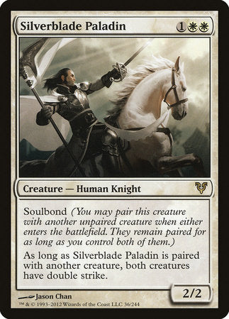 Silverblade Paladin [Avacyn Restored] | Tabernacle Games