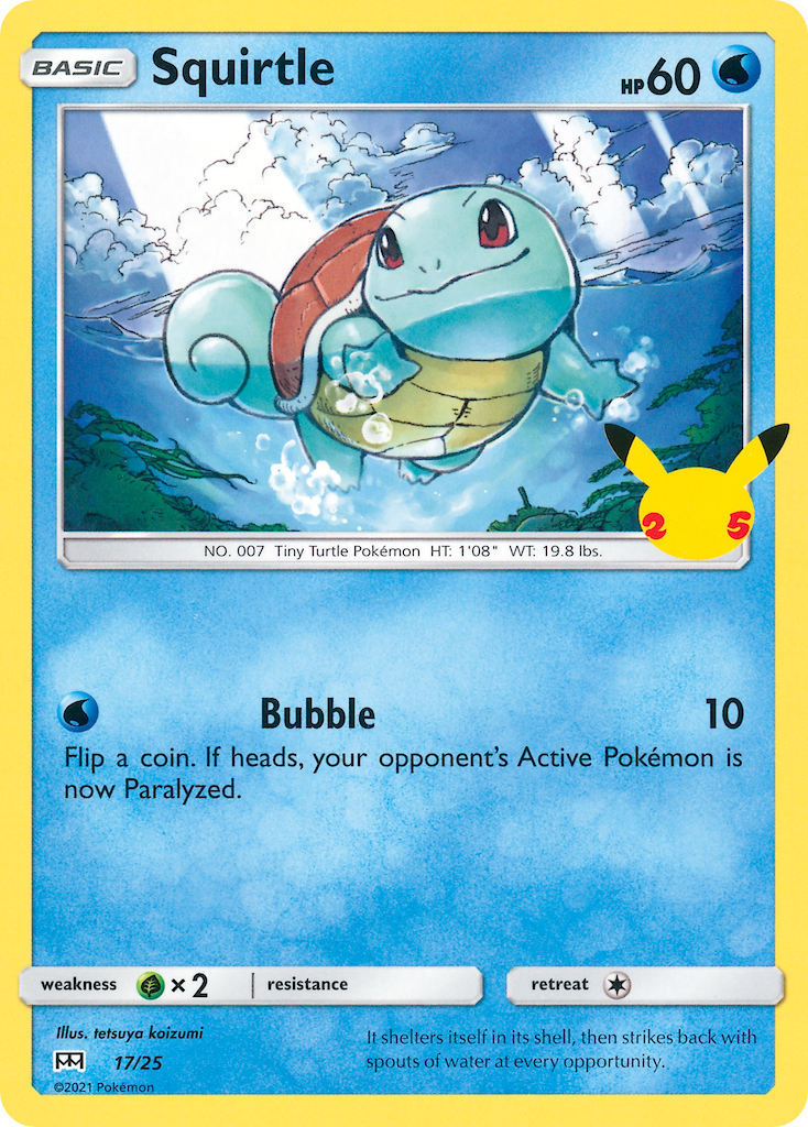 Squirtle (17/25) [McDonald's 25th Anniversary] | Tabernacle Games