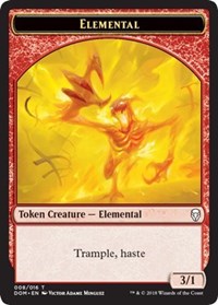 Elemental Token [Dominaria] | Tabernacle Games