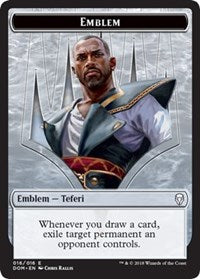 Emblem - Teferi, Hero of Dominaria [Dominaria] | Tabernacle Games