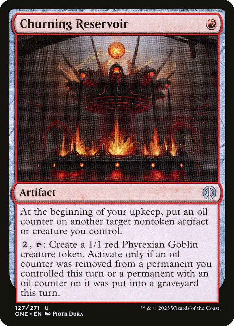 Churning Reservoir [Phyrexia: All Will Be One] | Tabernacle Games