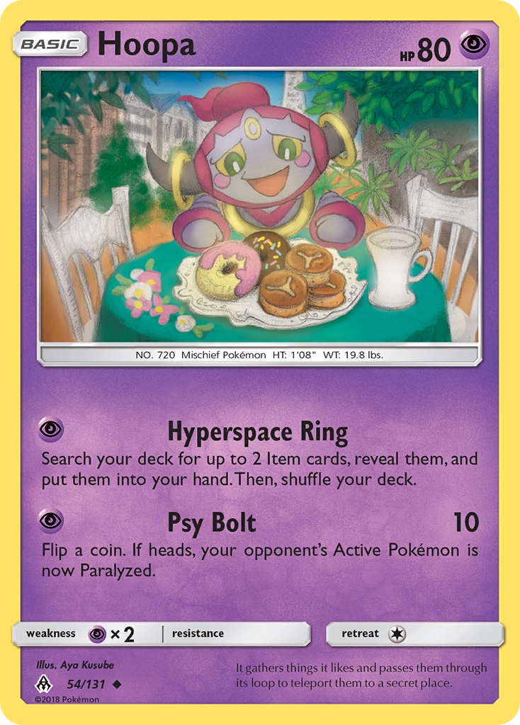 Hoopa (54/131) [Sun & Moon: Forbidden Light] | Tabernacle Games