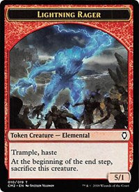 Lightning Rager Token [Commander Anthology Volume II] | Tabernacle Games