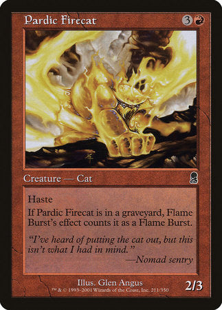 Pardic Firecat [Odyssey] | Tabernacle Games