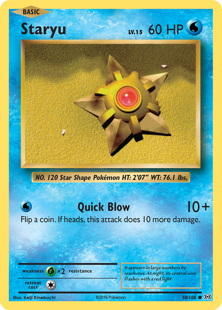 Staryu (30/108) [XY: Evolutions] | Tabernacle Games