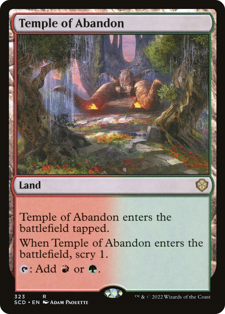 Temple of Abandon [Starter Commander Decks] | Tabernacle Games