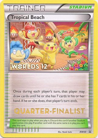 Tropical Beach (BW50) (Quarter Finalist) [Black & White: Black Star Promos] | Tabernacle Games