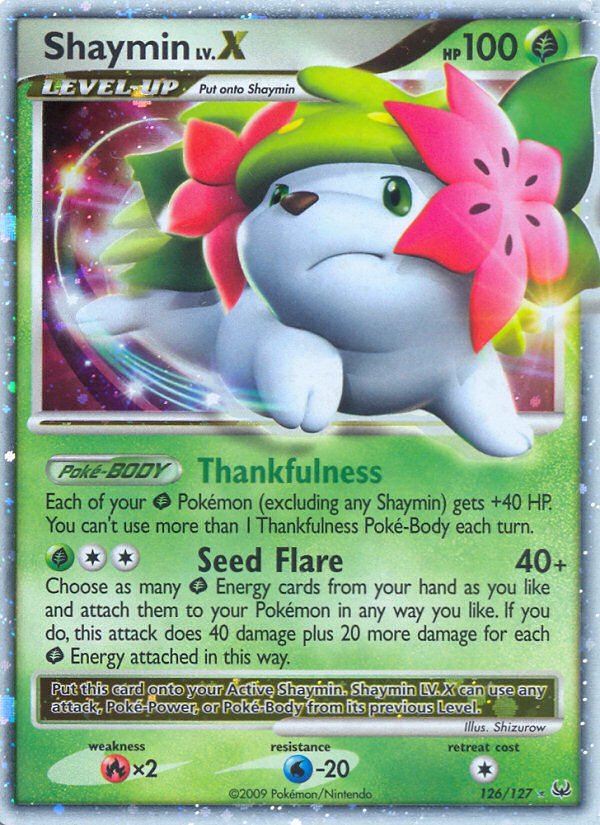 Shaymin LV.X (126/127) [Platinum: Base Set] | Tabernacle Games