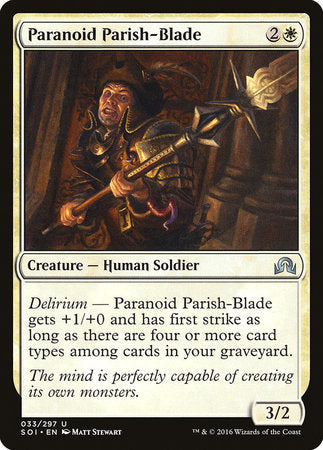 Paranoid Parish-Blade [Shadows over Innistrad] | Tabernacle Games