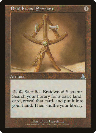 Braidwood Sextant [Urza's Destiny] | Tabernacle Games