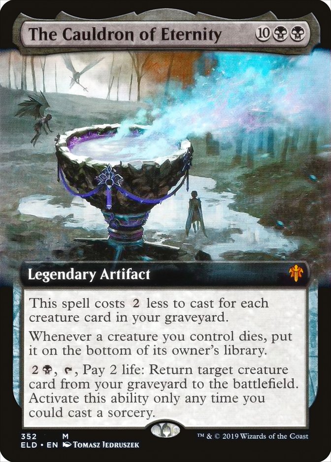 The Cauldron of Eternity (Extended Art) [Throne of Eldraine] | Tabernacle Games