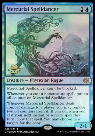 Mercurial Spelldancer [Phyrexia: All Will Be One Prerelease Promos] | Tabernacle Games