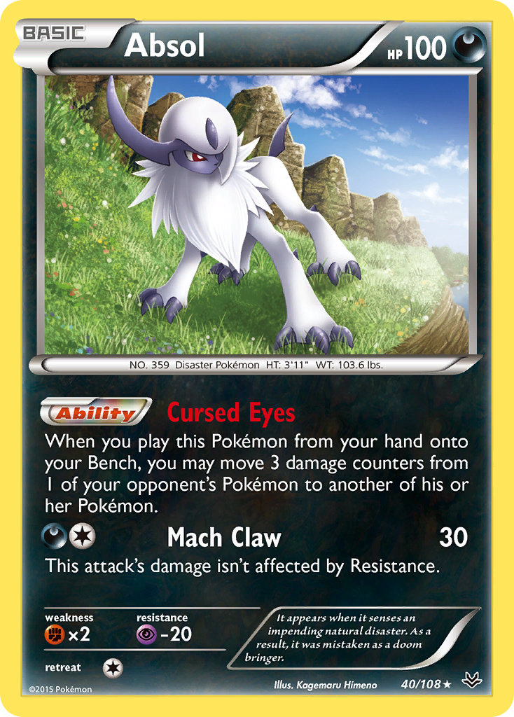 Absol (40/108) [XY: Roaring Skies] | Tabernacle Games