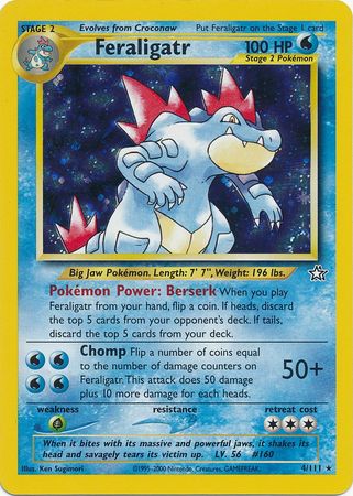 Feraligatr (4/111) [Neo Genesis Unlimited] | Tabernacle Games