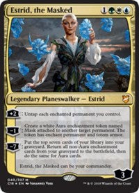 Estrid, the Masked (Commander 2018) [Oversize Cards] | Tabernacle Games