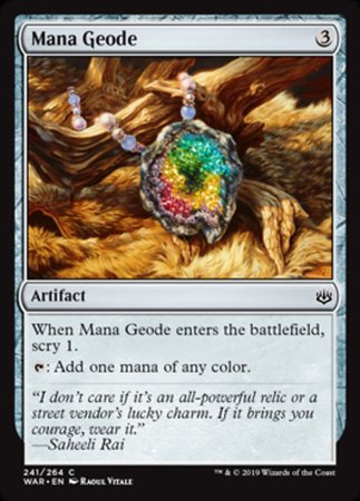 Mana Geode [War of the Spark] | Tabernacle Games