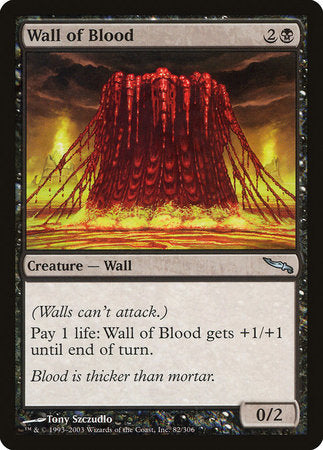 Wall of Blood [Mirrodin] | Tabernacle Games