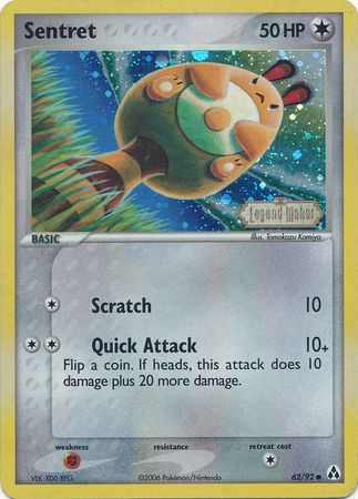 Sentret (62/92) (Stamped) [EX: Legend Maker] | Tabernacle Games