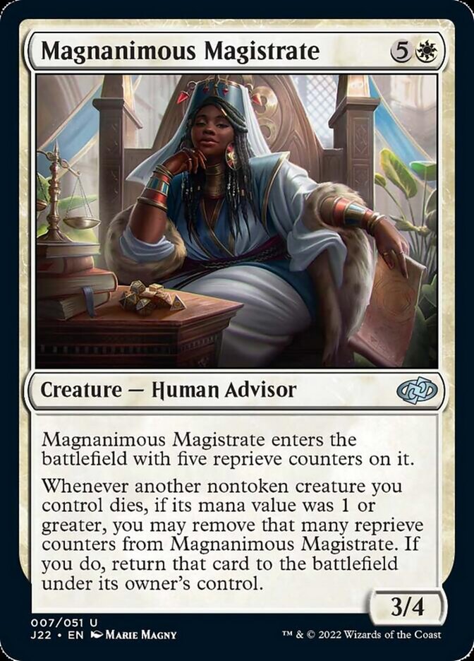 Magnanimous Magistrate [Jumpstart 2022] | Tabernacle Games