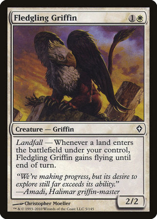 Fledgling Griffin [Worldwake] | Tabernacle Games