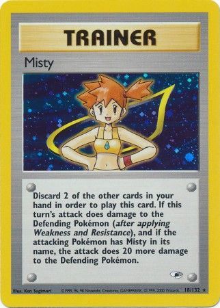 Misty (18/132) [Gym Heroes Unlimited] | Tabernacle Games