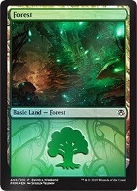 Forest - Golgari (A06) [Launch Party & Release Event Promos] | Tabernacle Games