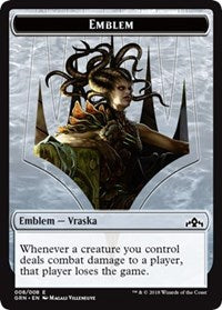 Emblem - Vraska, Golgari Queen [Guilds of Ravnica] | Tabernacle Games