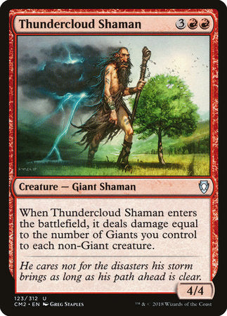 Thundercloud Shaman [Commander Anthology Volume II] | Tabernacle Games