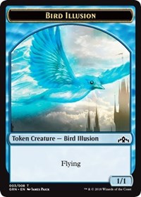 Bird Illusion Token [Guilds of Ravnica] | Tabernacle Games