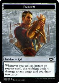 Emblem - Ral, Izzet Viceroy [Mythic Edition: Guilds of Ravnica] | Tabernacle Games