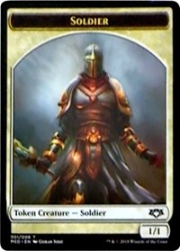 Soldier Token [Mythic Edition: Guilds of Ravnica] | Tabernacle Games