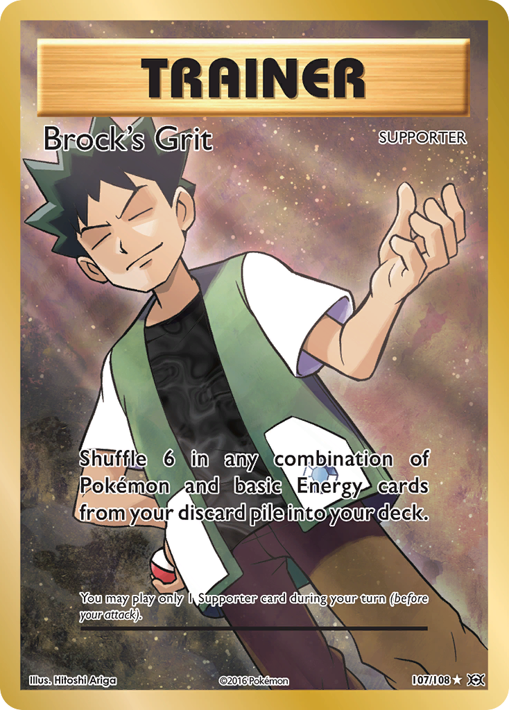 Brock's Grit (107/108) [XY: Evolutions] | Tabernacle Games