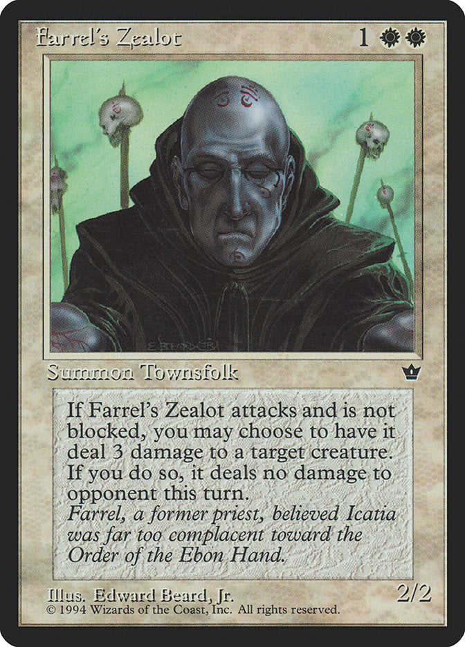 Farrel's Zealot (Edward P. Beard, Jr.) [Fallen Empires] | Tabernacle Games