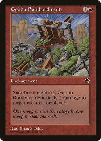 Goblin Bombardment [Tempest] | Tabernacle Games