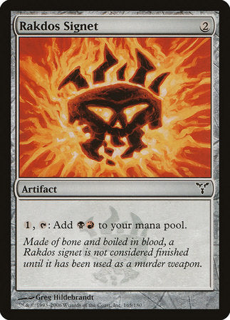 Rakdos Signet [Dissension] | Tabernacle Games