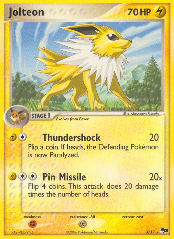 Jolteon (3/17) [POP Series 3] | Tabernacle Games