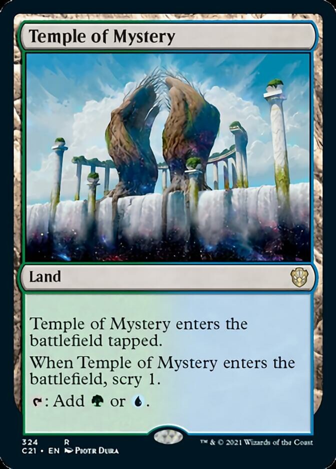 Temple of Mystery [Commander 2021] | Tabernacle Games