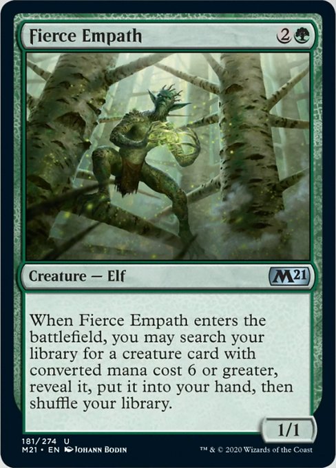 Fierce Empath [Core Set 2021] | Tabernacle Games