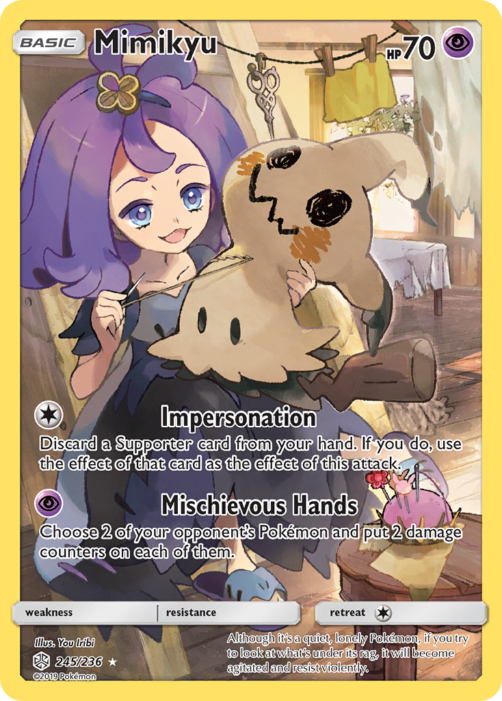 Mimikyu (245/236) [Sun & Moon: Cosmic Eclipse] | Tabernacle Games