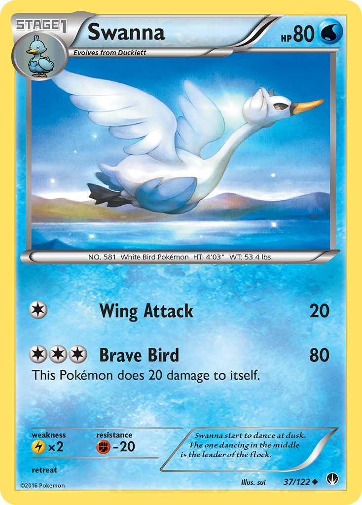 Swanna (37/122) [XY: BREAKpoint] | Tabernacle Games