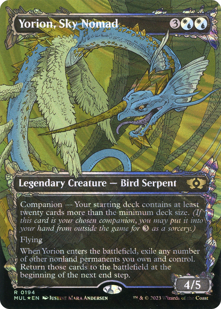 Yorion, Sky Nomad (Halo Foil) [Multiverse Legends] | Tabernacle Games