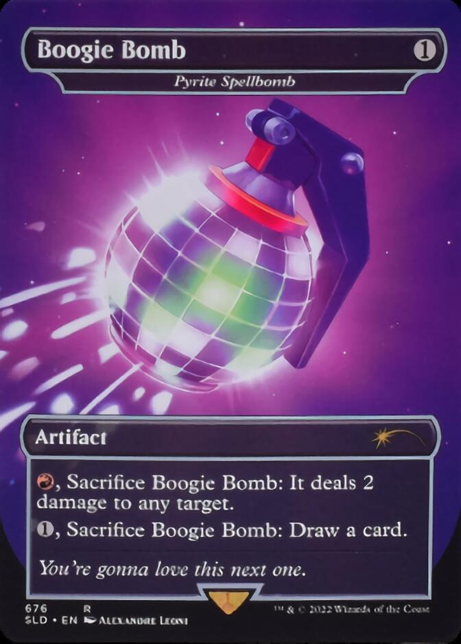 Pyrite Spellbomb - Boogie Bomb (Borderless) [Secret Lair Drop Promos] | Tabernacle Games
