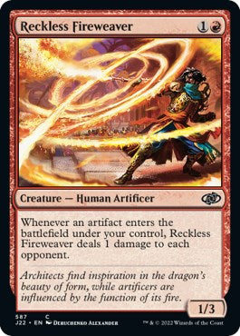 Reckless Fireweaver [Jumpstart 2022] | Tabernacle Games