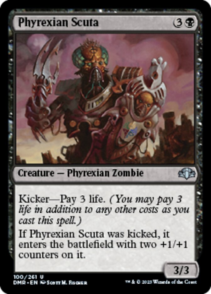 Phyrexian Scuta [Dominaria Remastered] | Tabernacle Games