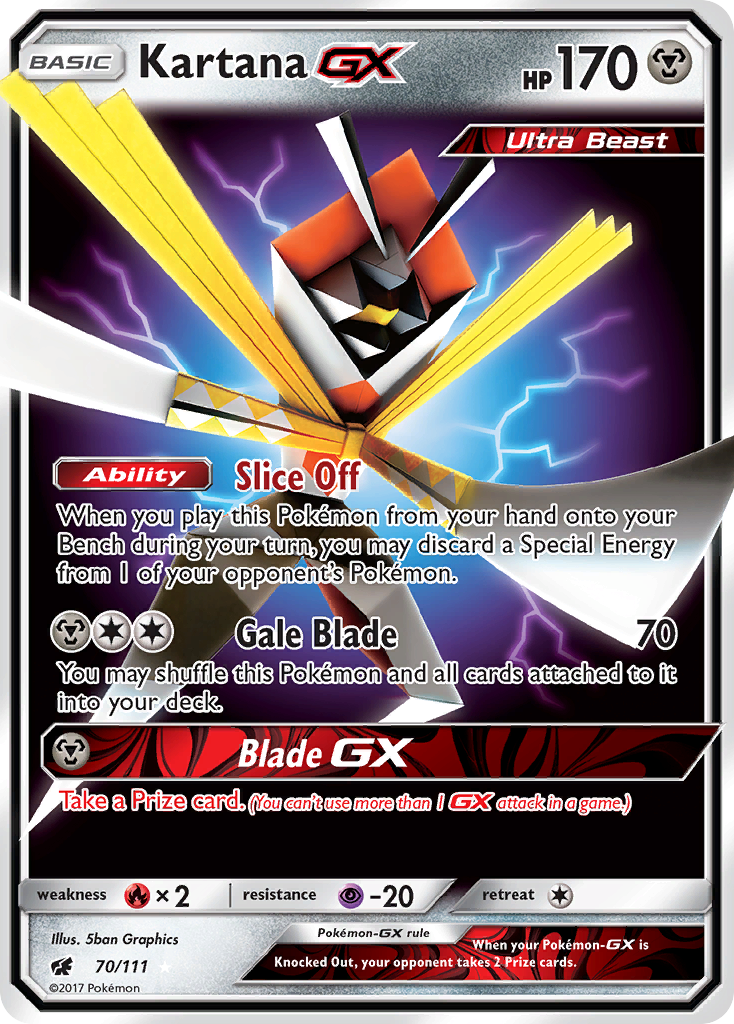 Kartana GX (70/111) [Sun & Moon: Crimson Invasion] | Tabernacle Games