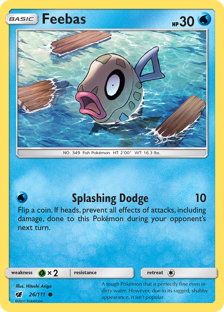 Feebas (26/111) [Sun & Moon: Crimson Invasion] | Tabernacle Games