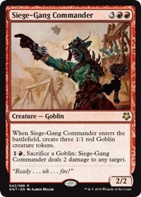 Siege-Gang Commander [Magic Game Night] | Tabernacle Games