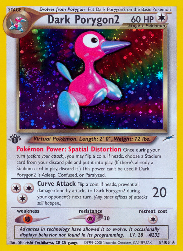 Dark Porygon2 (8/105) [Neo Destiny 1st Edition] | Tabernacle Games