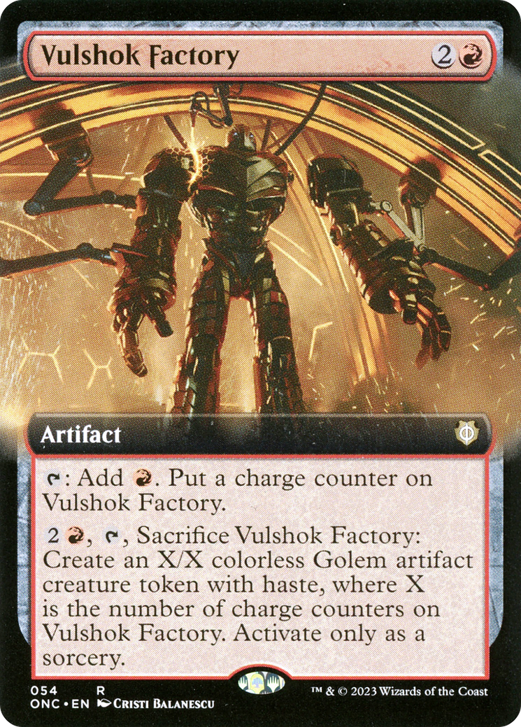 Vulshok Factory (Extended Art) [Phyrexia: All Will Be One Commander] | Tabernacle Games